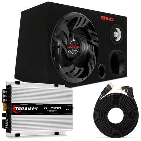Caixa Trio Som Automotivo Completa 590W RMS Sub 12 Pol + Tweeter + Corneta + Módulo Taramps - Prime é boa?