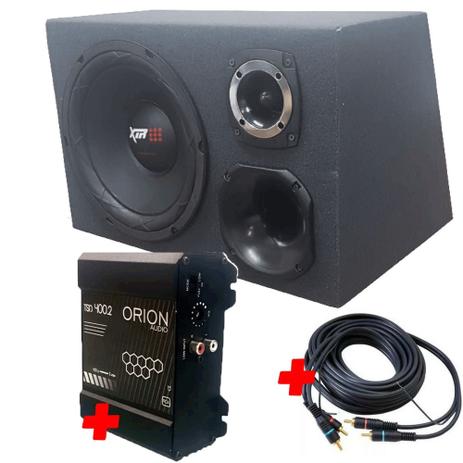 Caixa Trio Sub 12 250 Rms + Módulo Tsd 400.2 400 Rms - Orion é boa?
