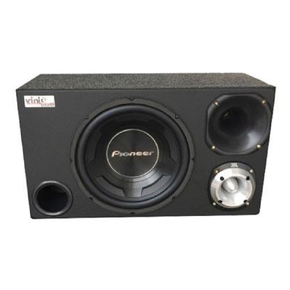 Caixa Trio Sub Pioneer TS-W3090BR 600Wrms 12 Pol + D250X+ ST400 - Vinisound + Menor preço em Caixa Trio Sub Pioneer TS-W3090BR 600Wrms 12 Pol + D250X+ ST400 - Vinisound +
