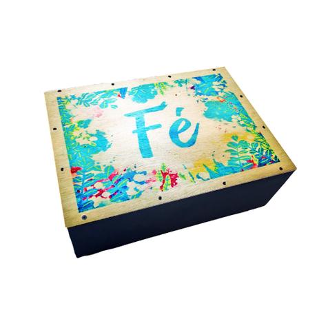 Cajon de Mesa Jaguar Percussion Colorido KM COR 029 - AC1672 Menor preço em Cajon de Mesa Jaguar Percussion Colorido KM COR 029 - AC1672