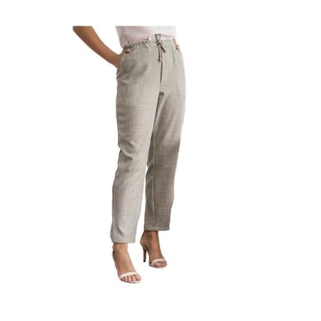 calça reta alfaiataria feminina