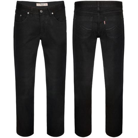 Calça Brim Masculina 40 Preta Vilejack - CIA DO JEANS Menor preço em Calça Brim Masculina 40 Preta Vilejack - CIA DO JEANS