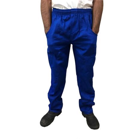 calça brim azul marinho masculina