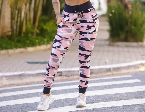 jogger feminina camuflada