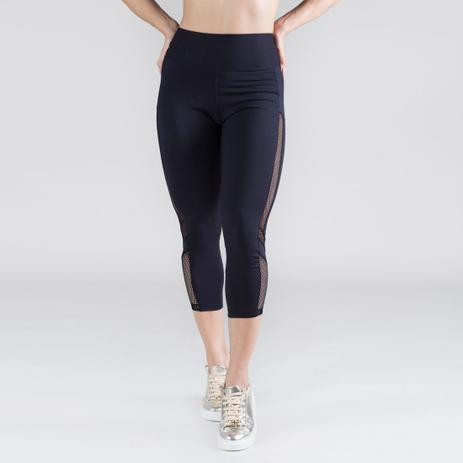 calça capri feminina preta