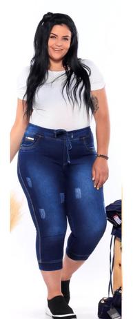 calca capri plus size feminina