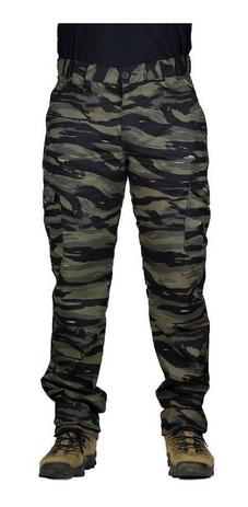 calça tatica rip stop preta
