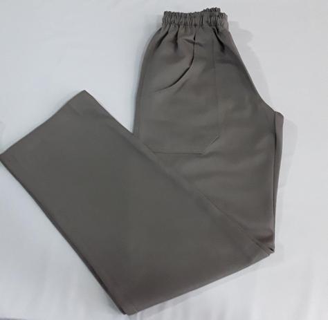 calça brim cinza uniforme