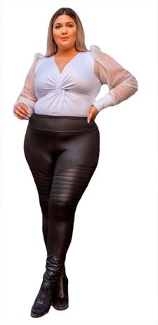 Calça Cirre Legging Tratorada Plus Size Feminina - PLUS MESMO E DAÍ - Calça  Esportiva - Magazine Luiza