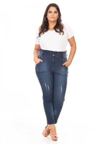 calça jeans clochard feminina