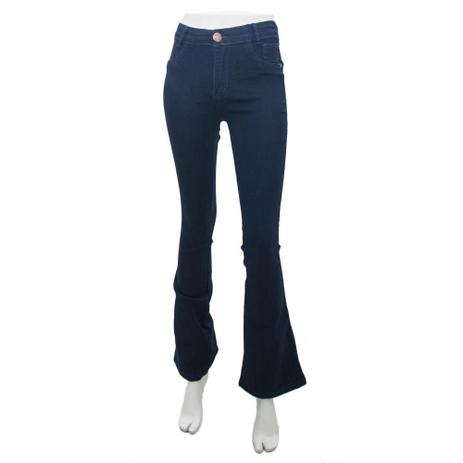 calça feminina flare cintura alta
