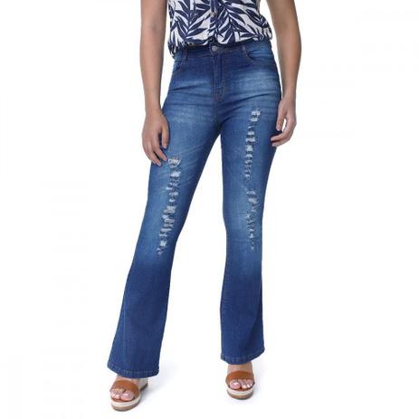 calça flare pernambucanas