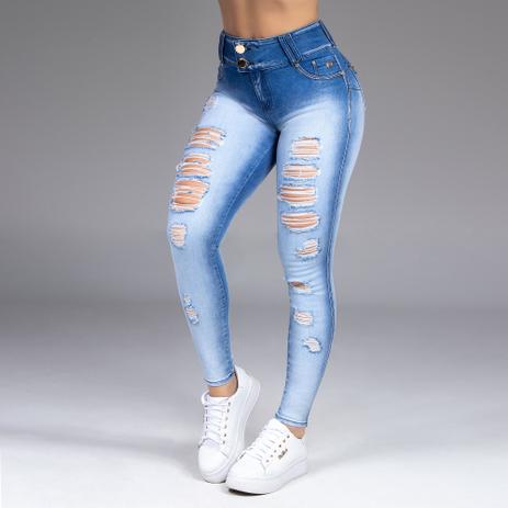 calça jeans feminina cintura alta 34