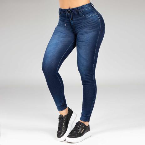 calça jeans jogger feminina
