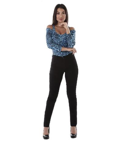 calça sawary preta cintura alta