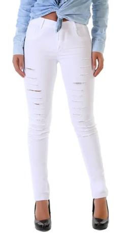 calça branca sawary feminina