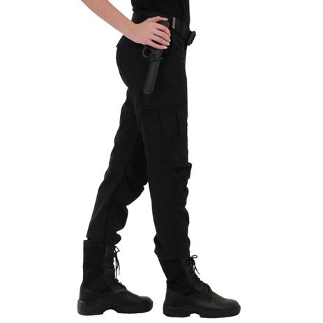 Calça Feminina Tática Atacado Militar Preta AT1.250T01 Menor preço em Calça Feminina Tática Atacado Militar Preta AT1.250T01