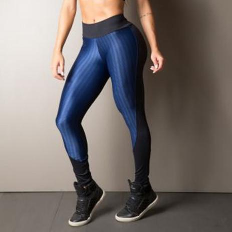 Calça Fitness DMFit New Zig Feminina - Dm Fit - Calça Feminina - Magazine Luiza