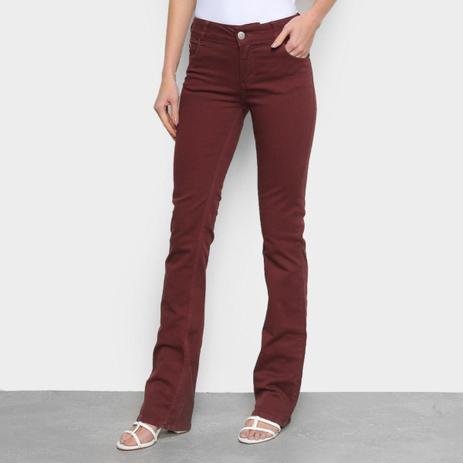 calça flare colcci