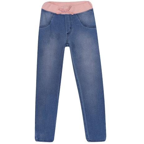 calça jeans moletinho feminina