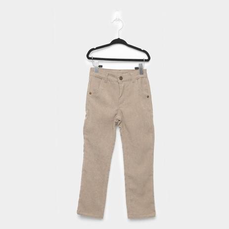 calça veludo infantil