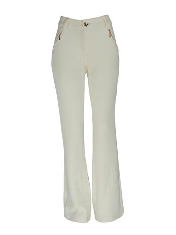 calça flare off white