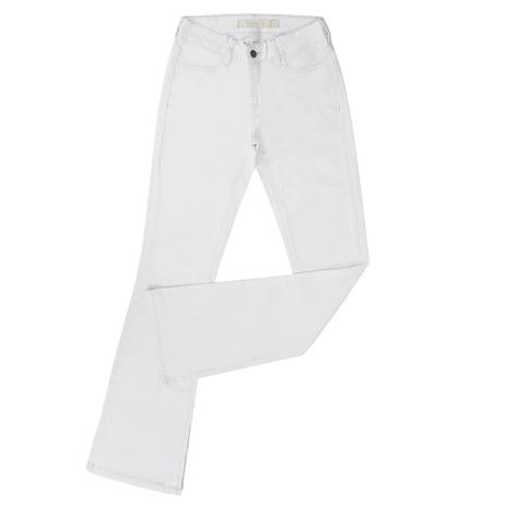 calça branca bootcut