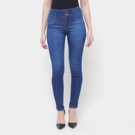 calça jeans cintura media feminina