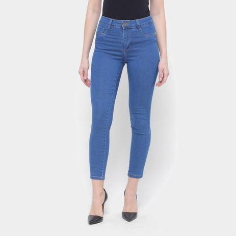 calça jeans cintura media feminina