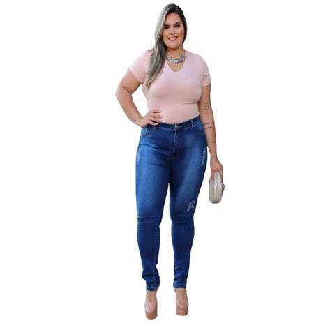 calças jeans feminina plus size