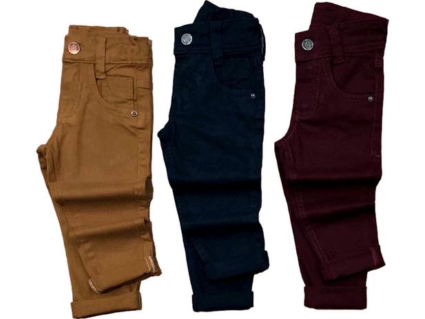 Calça Jeans Cores Masculina Infantil Juvenil Tamanho 1 ao 16 - Pó-Pô-Pano Menor preço em Calça Jeans Cores Masculina Infantil Juvenil Tamanho 1 ao 16 - Pó-Pô-Pano