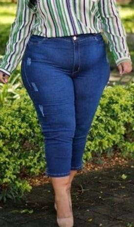 calça corsário jeans