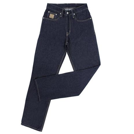 calça jeans escura masculina