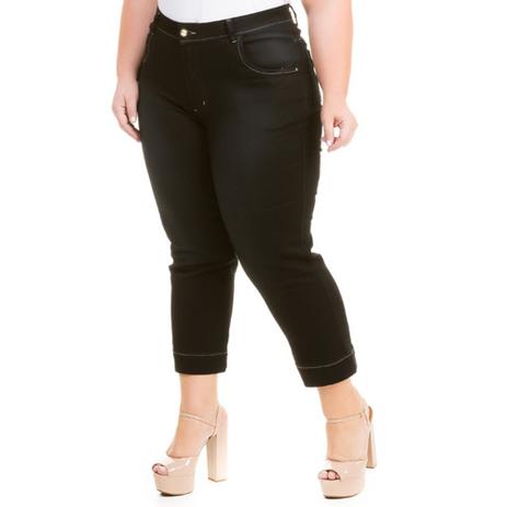 calca jeans preta feminina