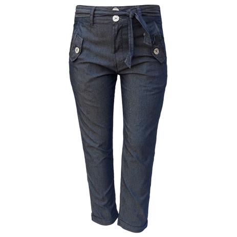 calça jeans clochard cintura alta