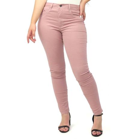 calça jeans colorida feminina