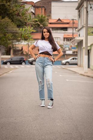 calça jeans feminina despojada