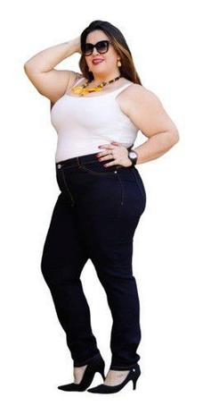 calça jeans lycra plus size