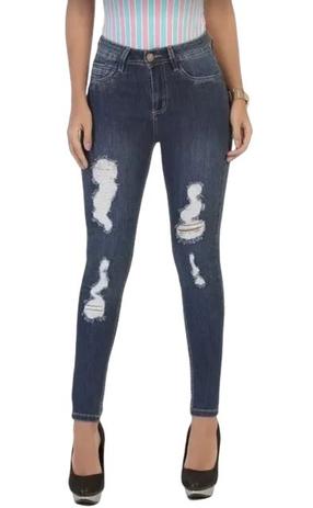 Calça Jeans Feminina Sawary Destroyed Levanta Bumbum 263871 - Calça Jeans Feminina - Magazine Luiza