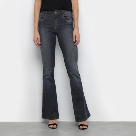 calça jeans flare morena rosa