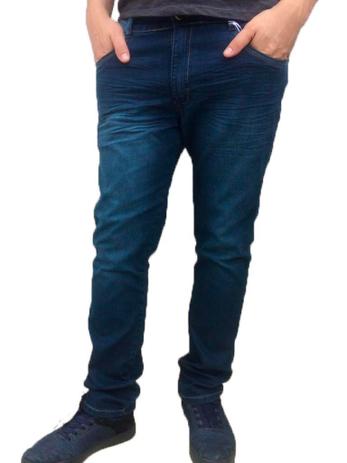 calça jeans azul escuro masculino