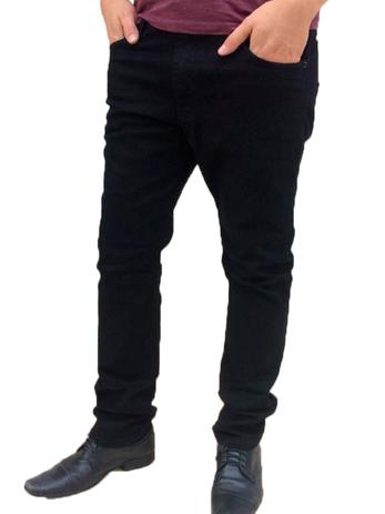 calças jeans masculina preta