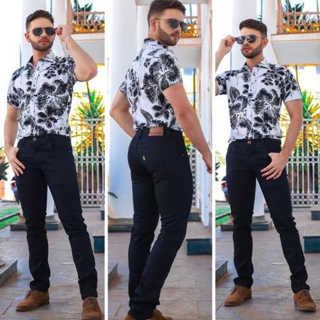 calça jeans slim preta