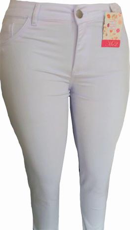 calça branca de brim feminina