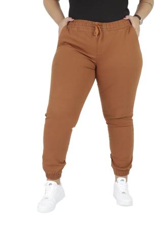 Calça Jeans/sarja Feminina Jogger Plus Size G1 G2 G3 G4 - Daze Modas - Calça  Plus Size Feminina - Magazine Luiza
