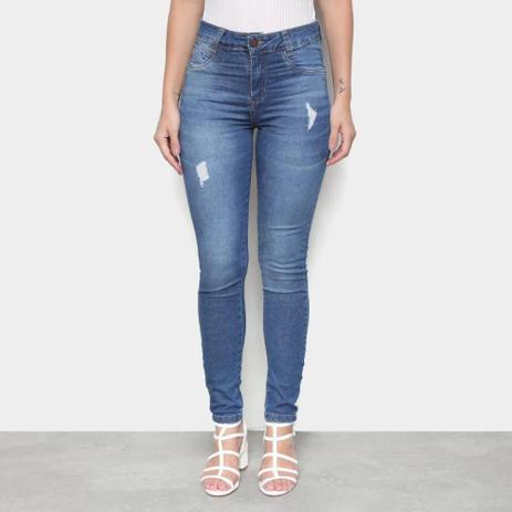calça jeans cintura média