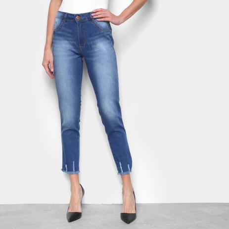 calça jeans skinning feminina cintura alta