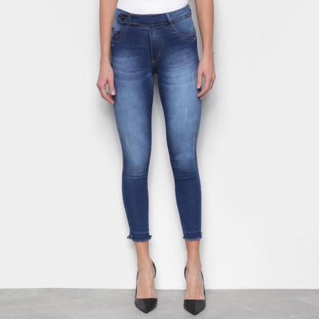 calça jeans midi