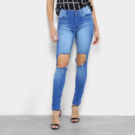 Calça Jeans Skinny Handbook Talita Rasgada Feminina - Calça Jeans Feminina - Magazine Luiza