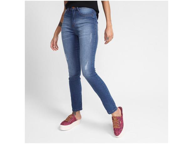 Calça Jeans Vista Magalu Skinny Estonada Menor preço em Calça Jeans Vista Magalu Skinny Estonada